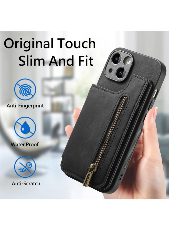 اس-توب جراب خلفي بسحاب من الجلد بتصميم كلاسيكي لهاتف iPhone 11 - Image 5