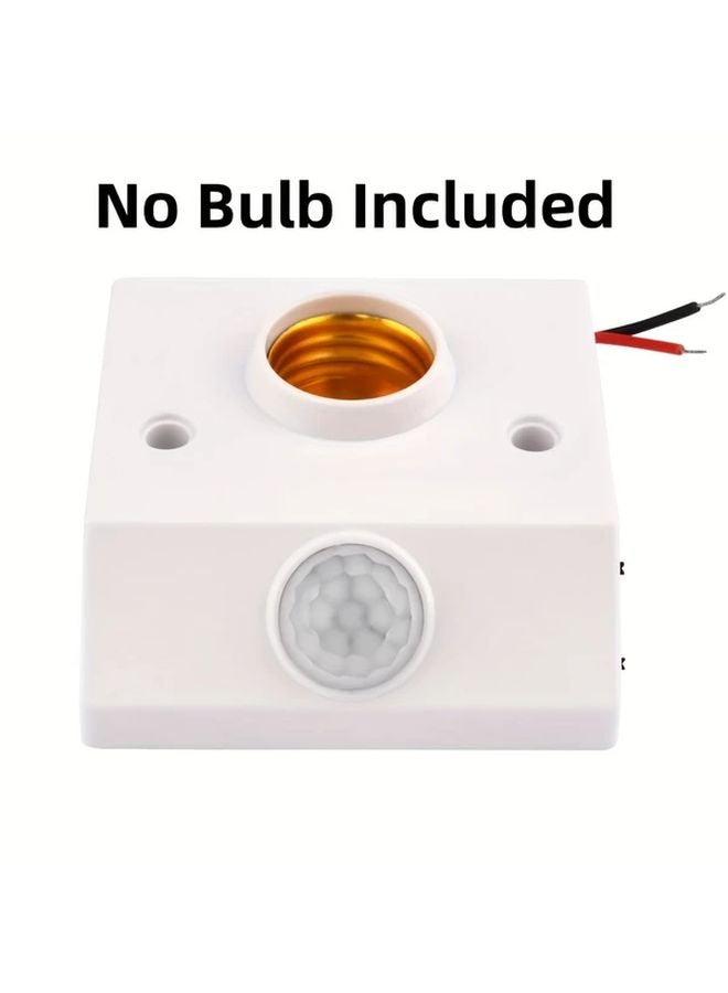 1pc E27 LED Bulb Holder Infrared Motion Sensor Sound Activated Wall Lamp 85V 265V - Image 1