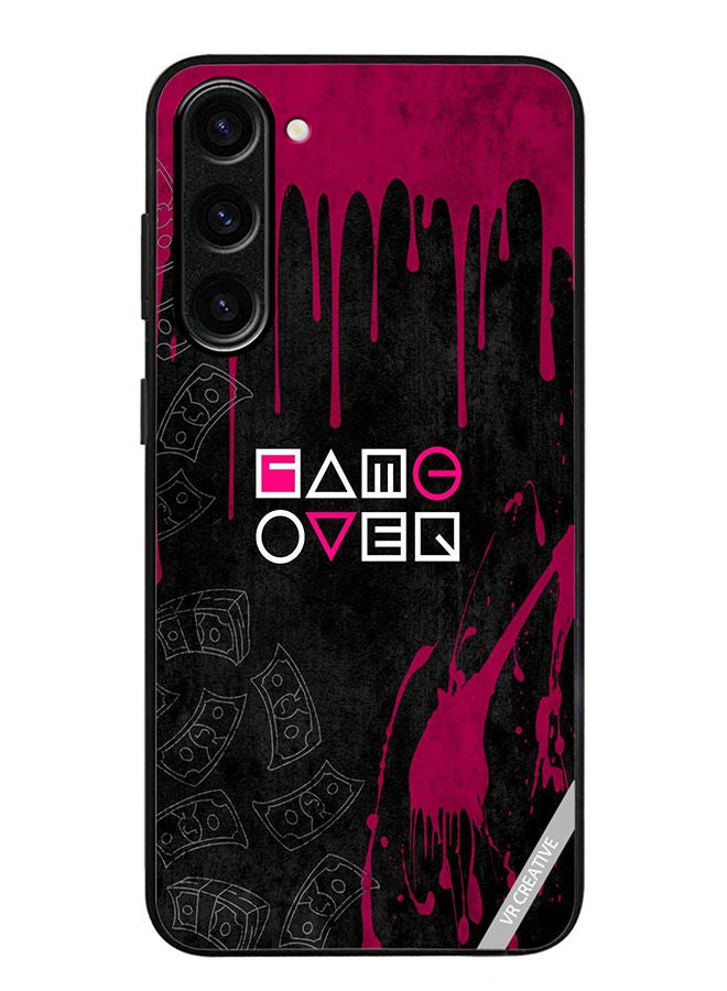 VR CREATIVE Protective Case Cover For Samsung Galaxy S23 Game Over Design Multicolour - Image 1
