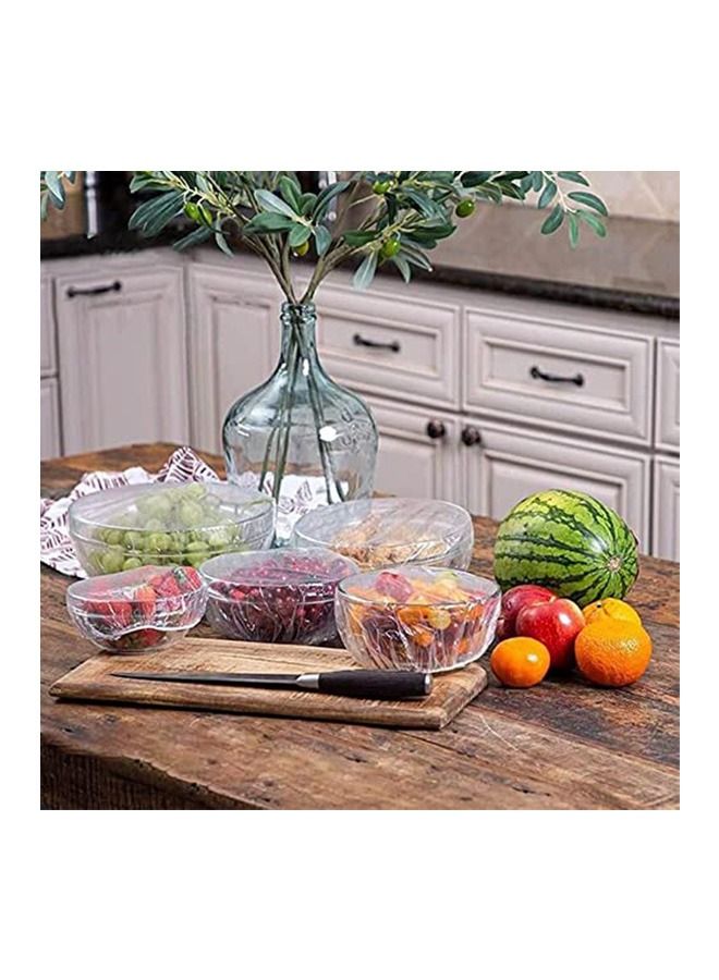 Yameem Disposable Plastics Wrap 100pcs Food Cover Dust Proof Fresh Keeping Cover - Image 5