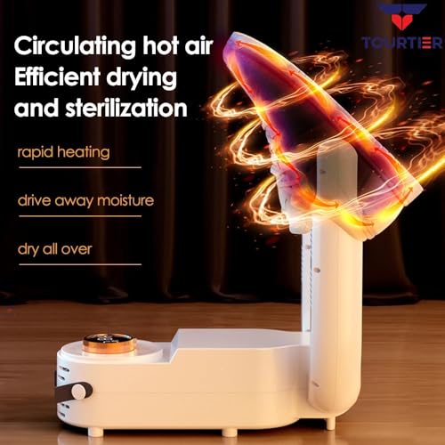 TOURTIER Multifunctional Foldable Shoe Dryer, Instant Heating Shoes Warmer Intelligent Disinfection Deodorizing Shoe Dryer Suitable for All Kinds of Shoes - Image 4