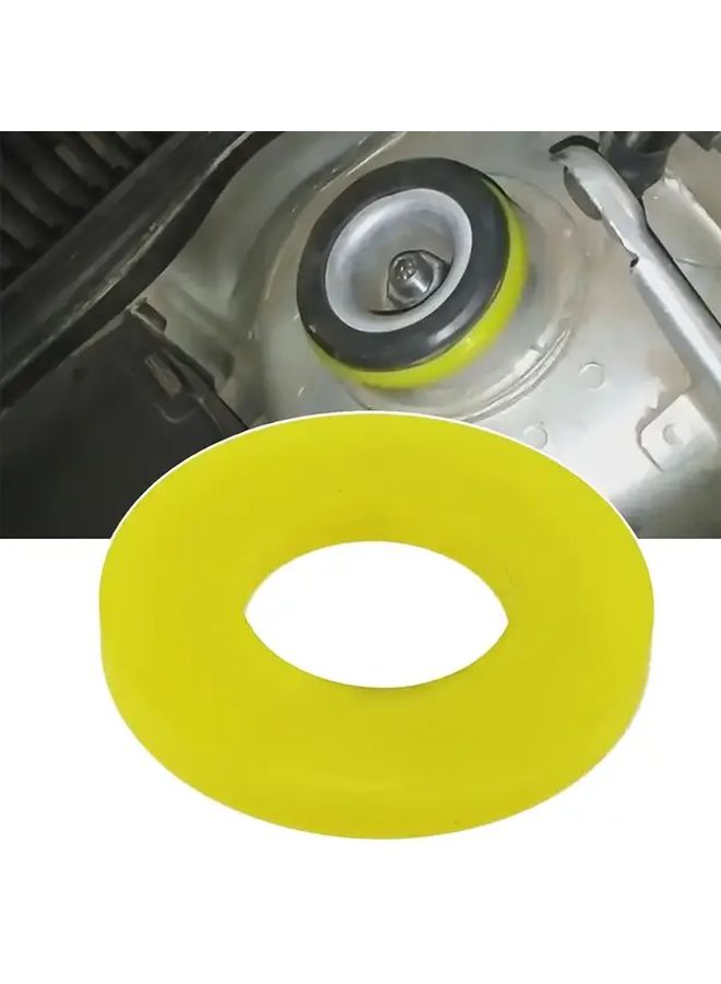 1 Pc Yellow Silencer Pad Rubber Bushing Dampers Universal Front Strut Tower Mount Suspension Shock Absorbing Bearing Washer Over Bumps - Image 3