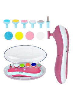 Generic Electric Nail Drill Kit for Kids, Toenail Care Kit, Safe Manicure Set for Kids and Nail File Heads  - Image 1