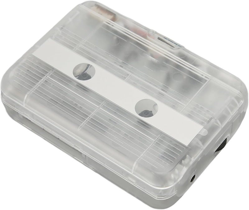 Pomya Cassettes Tape to MP3 CD Converter, Portable Cassette Players with Auto Reverse, 3.5 Mm AUX Jack and Headphones for Laptop PC, Retro Compact Tape Player - Image 3