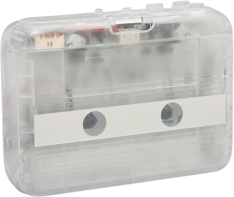 Pomya Cassettes Tape to MP3 CD Converter, Portable Cassette Players with Auto Reverse, 3.5 Mm AUX Jack and Headphones for Laptop PC, Retro Compact Tape Player - Image 1