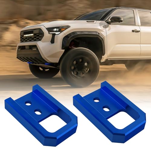 TECHPICCO Tow Hooks for Tacoma 202420264Runner 20252026Land Cruiser 250 20242026 Car Tow Hooks Compatible with Toyota Tacoma4RunnerLand Cruiser 250 Accessories Blue - Image 1