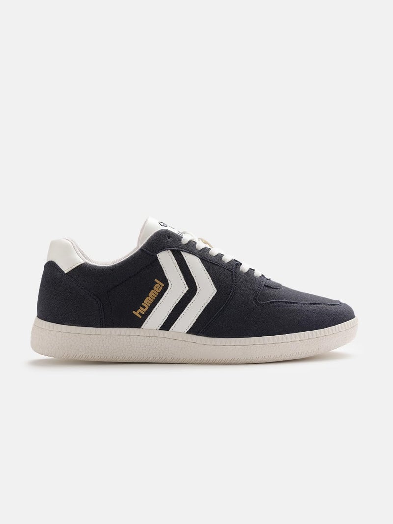 hummel Classic Verve Casual Lace-up Sneaker for Men Enhanced Comfort with Cushioned Insole and Slip-Resistant - UK 11 Navy/White - Image 4