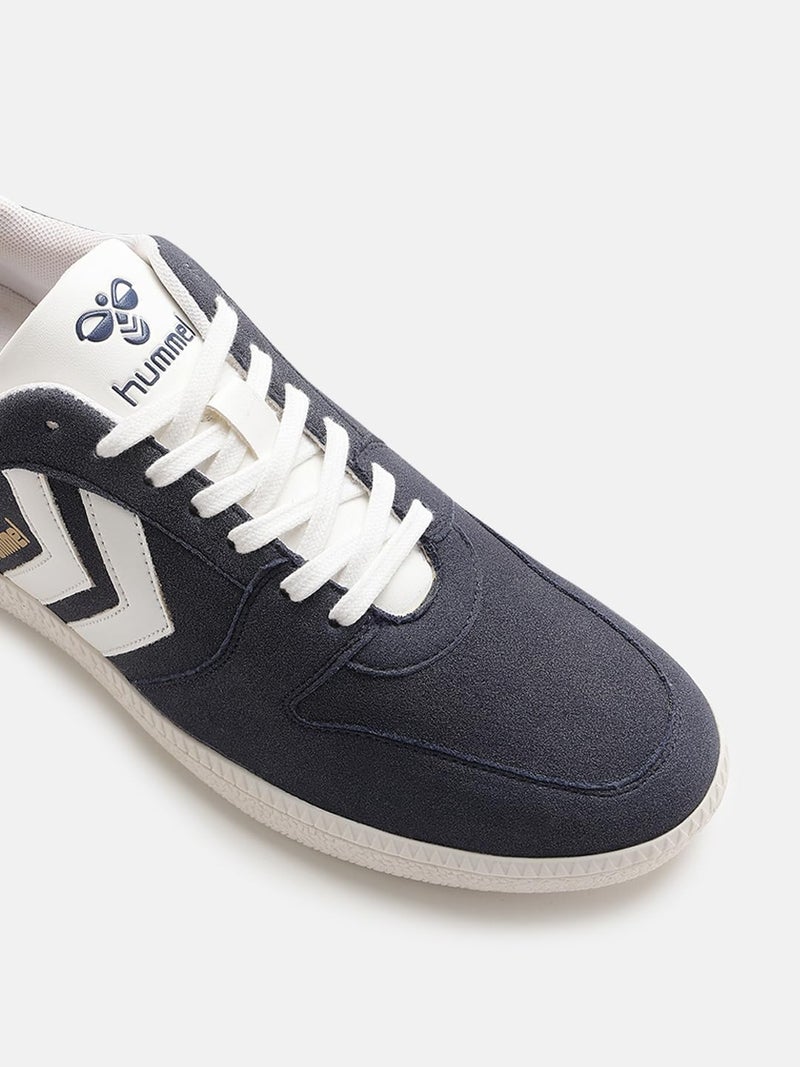 hummel Classic Verve Casual Lace-up Sneaker for Men Enhanced Comfort with Cushioned Insole and Slip-Resistant - UK 11 Navy/White - Image 5