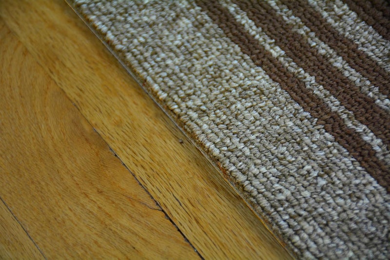 RugStylesOnline Custom Size Runner Rug Solid Border Berber Style IndoorOutdoor Slip Resistant Rubber Backing 26 31 or 36 inches Width Options with Customize Length by Feet Rug Runners Brown 31 in x 3 ft - Image 3