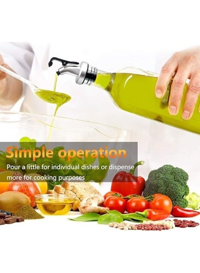 2-Piece Oil And Vinegar Glass Bottle Set Multicolour 2x500ml