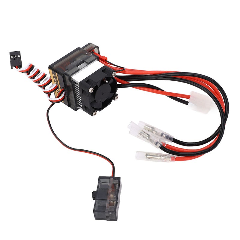 320A RC Brushed ESC for 7.4 to 16V Voltage 2 to 4S LiPo 6 to 12 NiMH Brushed ESC Electronic Speed Controller for 1/10 RC Car Boat - Image 5