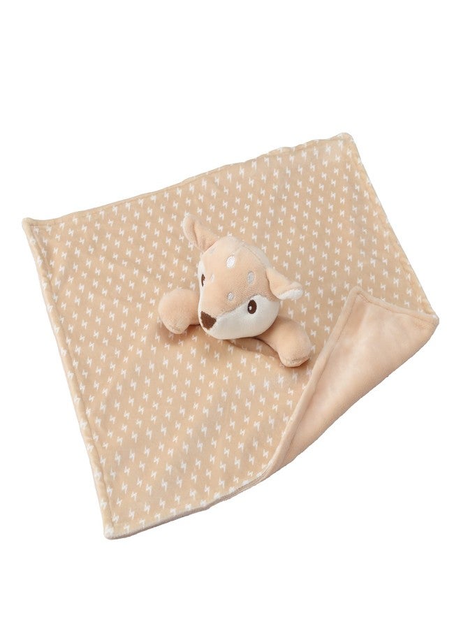 CREVENT Soft Plush Animal Face Security Blankets for Boys and Girls, Great Gifts for Birthday Baby Shower (Deer + Tag) - Image 2