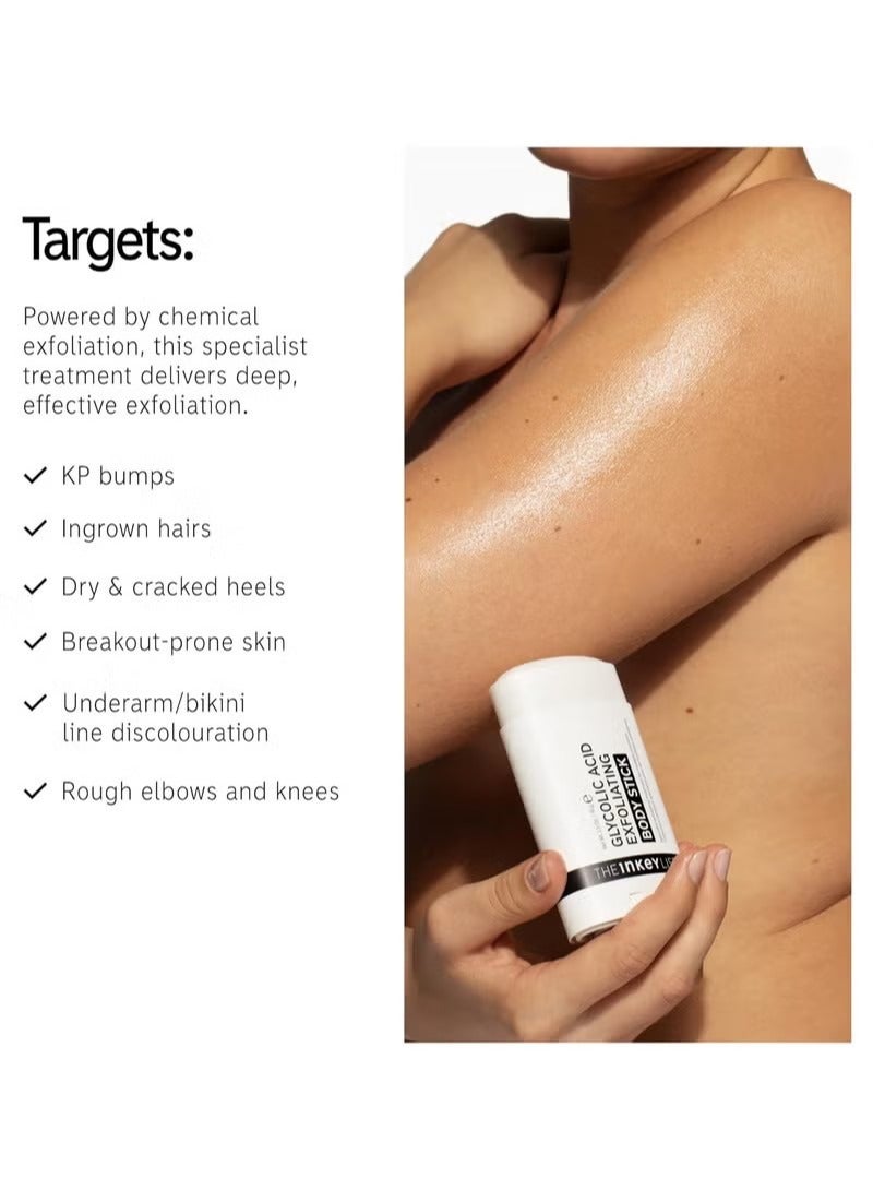 The INKEY List Glycolic Acid Exfoliating Body Stick 45g, Multiple Concerns, One Targeted Solution, Delivers Deep, Effective Exfoliation, Fragrance Free, Suitable For All Skin Types - Image 3