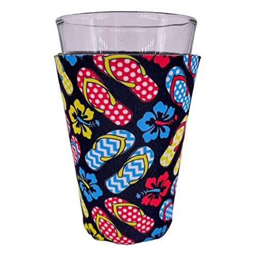 Coolie Junction Flip Flop Pattern Pint Glass Coolie (1) - Image 1
