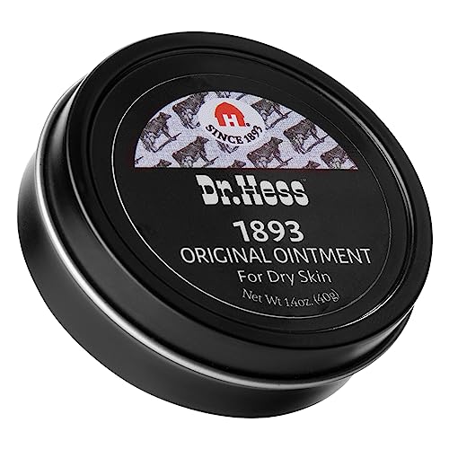 Dr Hess Dr. Hess' 1893 Original Udder Ointment, All-Purpose Nourishing Body Moisturizer for Healing Dry, Irritated Skin, Cracked Heels, Rashes, Chafing with Lanolin, Beeswax, & Eucalyptus Oil, 1.4 oz - Image 1