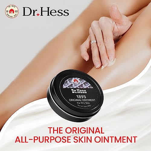 Dr Hess Dr. Hess' 1893 Original Udder Ointment, All-Purpose Nourishing Body Moisturizer for Healing Dry, Irritated Skin, Cracked Heels, Rashes, Chafing with Lanolin, Beeswax, & Eucalyptus Oil, 1.4 oz - Image 2