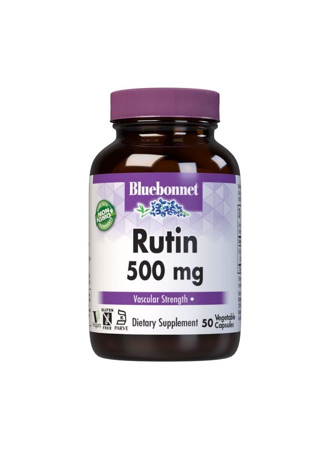 Bluebonnet Nutrition Rutin 500 Mg 50 Vegetable Capsules - Image 1