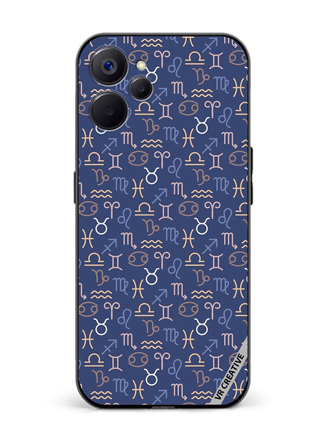 VR CREATIVE Protective Case Cover For Realme 10 5G Pattern Zodiac Signs Design Multicolour - Image 1