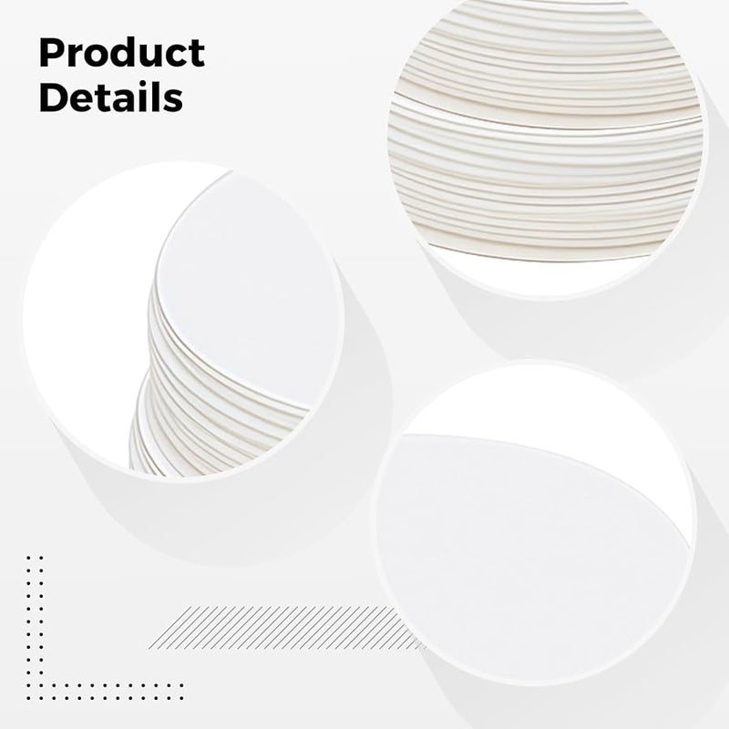 36 Pcs 5.71 Inch Round Watercolor Cards Thick White Cardstock For DIY Mandala Drawing Painting - Image 3