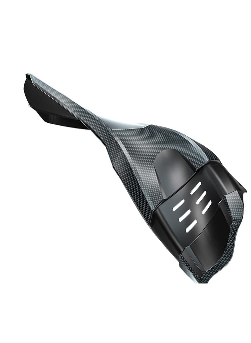 SOLARAE واقية دراجة جبلية، واقي طين MTB، واقيات طين مطاطية منقوشة، واقي طين أمامي وخلفي للدراجة، مناسب لجميع أنواع الدراجات الجبلية، يناسب دراجات 20" 26" 27.5" 29" العالمية، أسود (2 قطعة) - Image 4