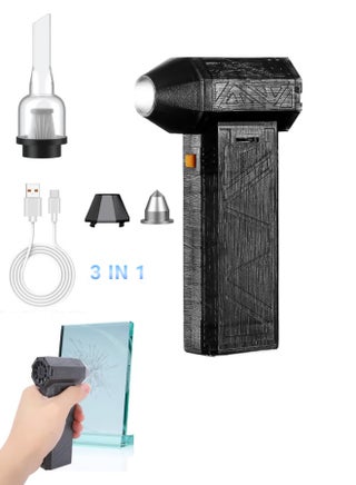 3 IN 1 Mini Blower, 130000 RPM Portable Mini Jet Blower, Vacuum Cleaner, Blower, Car Dryer- 3 Speed ​​Adjustment with Large Battery and Type-C Fast Charging - pzsku/Z736E4631BD61BA033315Z/45/_/1733732675/fc36c32e-48f1-4415-b47b-45425eb0e65b