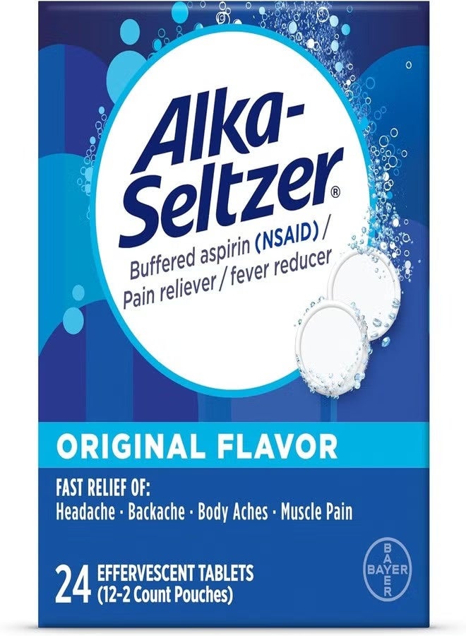 Alka-Seltzer Original 24 Effervescent Pills
