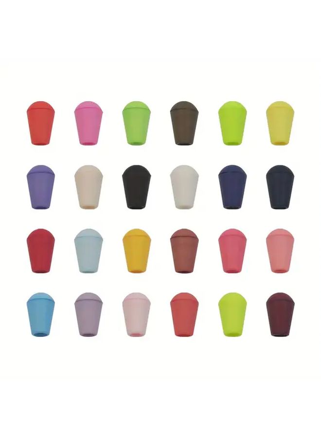 Navy Blue Cord Locks 20pcs Adjustable Toggle Clips For Drawstrings Hoodies Bags Sportswear - Image 1