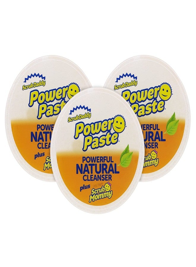 Scrub Daddy PowerPaste All Purpose Cleaning Paste Kit - Natural Cleanser + Dye Free Scrub Mommy - 1 Count ( 3 Pack) - Image 1
