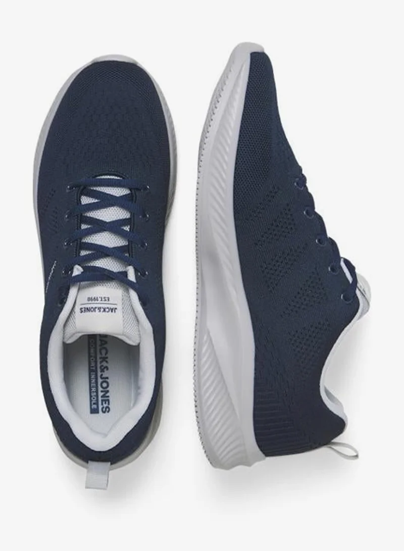 JACK & JONES Navy Blazer Detail:Vapor Blue Casual Low Top Sneakers for Men | Best Price UAE