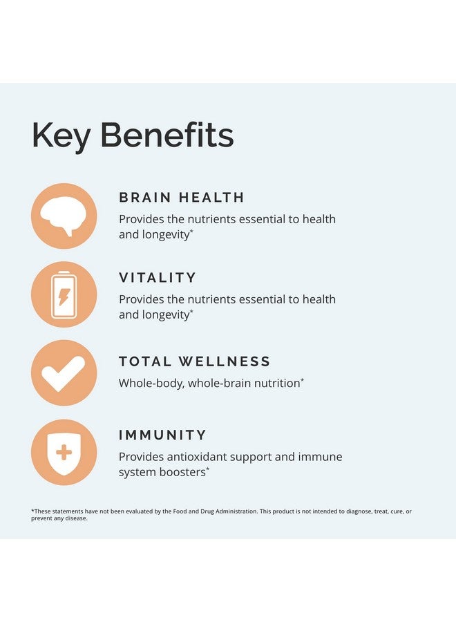 BRAINMD Dr Amen Neuro Greens Superfood 7.9 Oz Supports Wholebody Wellness Digestion + Immune & Brain Health Gluten Free 30 Servings - Image 5