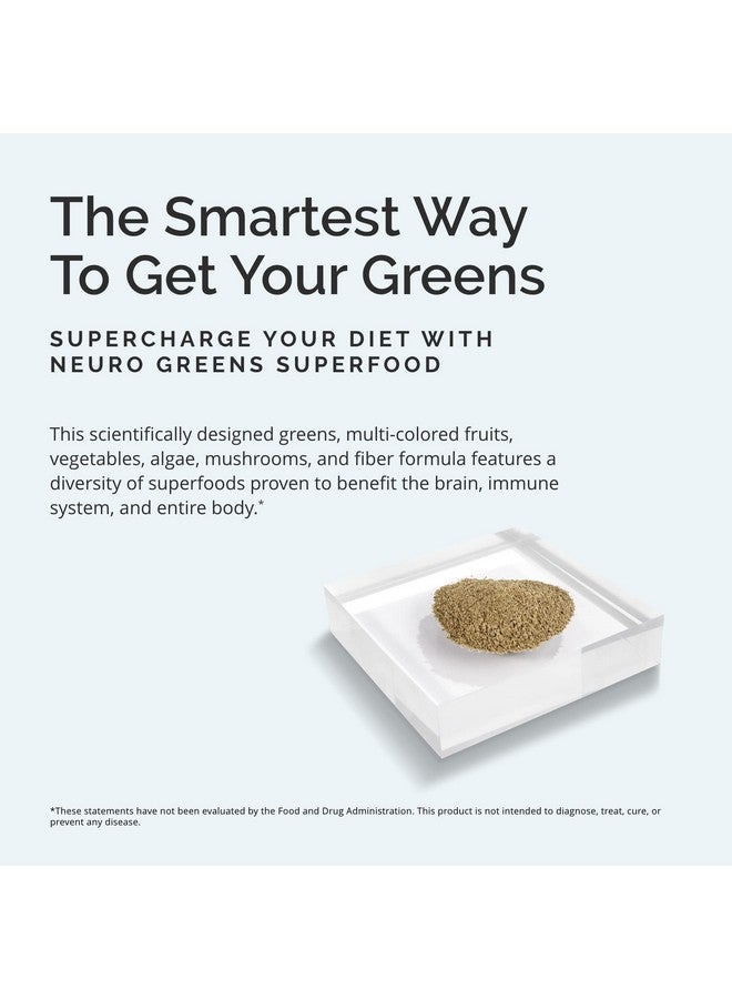 BRAINMD Dr Amen Neuro Greens Superfood 7.9 Oz Supports Wholebody Wellness Digestion + Immune & Brain Health Gluten Free 30 Servings - Image 4