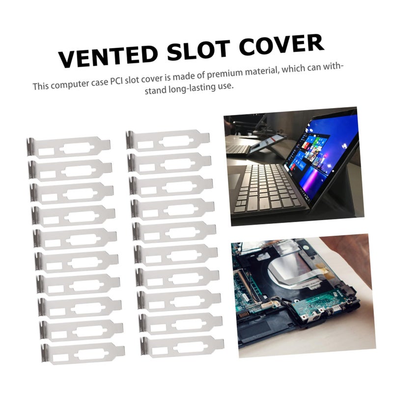 Ventilated Slot Cover Plate 20Pcs For Computer Chassis Matx Case - Image 3