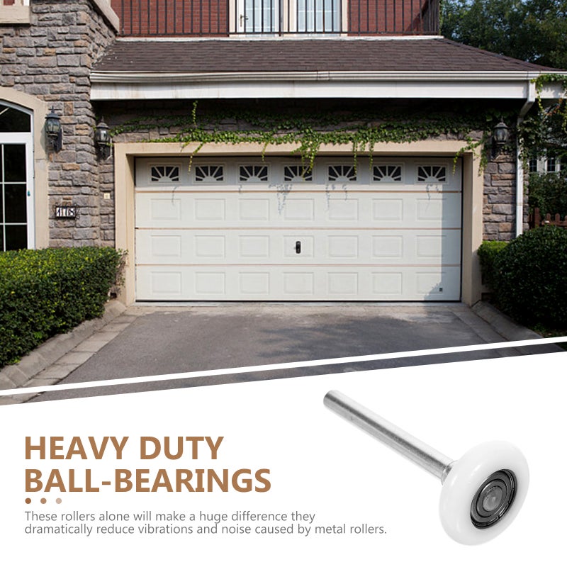 Heavy Duty Ball-bearings Nylon Garage Door Rollers With Stem - Image 4