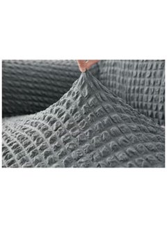 EVORY HOME A sofa cover set, an elastic sofa cover consisting of 4 pieces, two pieces of chair covers and two pieces of sofa covers. The set is suitable for all sizes of chairs and sofas.  - Image 5