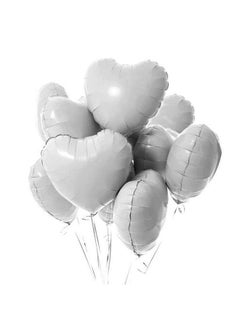 18 Inch White Heart Balloons Foil Balloons Mylar Balloons For Party Decoration Pack Of 20 - pzsku/Z736EF3A9CFD9154D3A5DZ/45/_/1721982066/2e8d2936-174c-4657-8434-230b0fa2df88