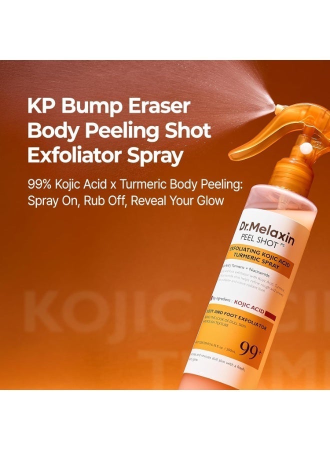 Dr. Melaxin Dr.Melaxin Body Keratin Care Kojic Acid Turmeric Spray Gently Exfoliating Peeling Solution | 200ml - Image 2