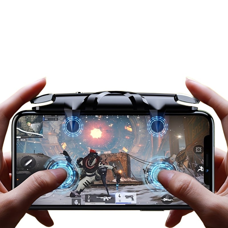 Black PUBG Mobile Game Controller Telescopic Joystick for Shooting Games - Image 2
