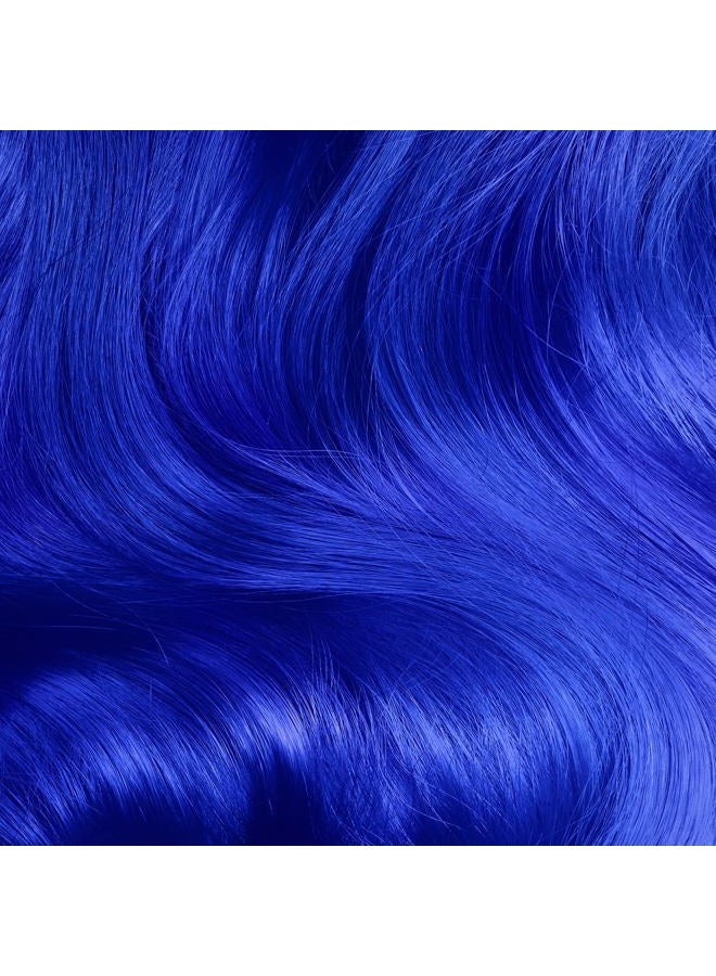 Lime Crime Unicorn Hair Dye Full Coverage, Mystic (Electric Blue) - Vegan and Cruelty Free Semi-Permanent Hair Color Conditions & Moisturizes - Temporary Blue Hair Dye With Sugary Citrus Vanilla Scent - Image 4