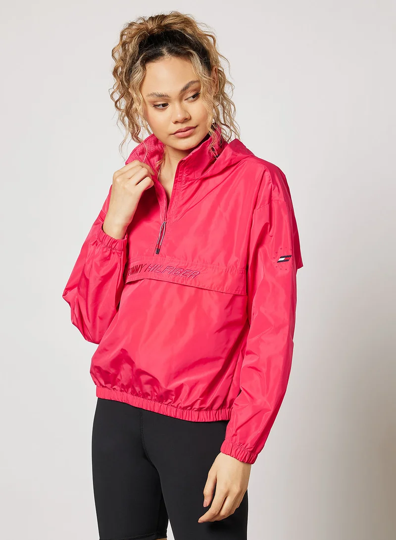 تومي سبورت Half-Zip Relaxed Fit Jacket