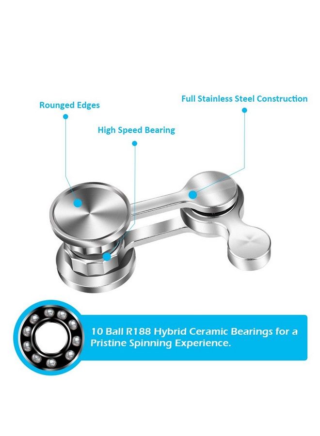 Duomishu Antianxiety Fidget Spinner Fidget Hand Toys Focus Finger Spinning Toy For Kid And Adult Relieving Stress Boredom Adhd Autism - Image 4