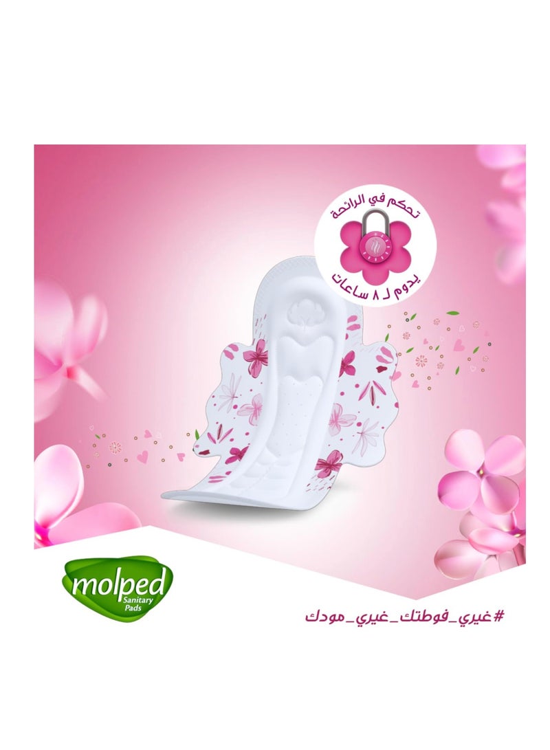 Molped Ultra Fresh andComfort  Single Pack  Extra Long 6 Pads - Image 2