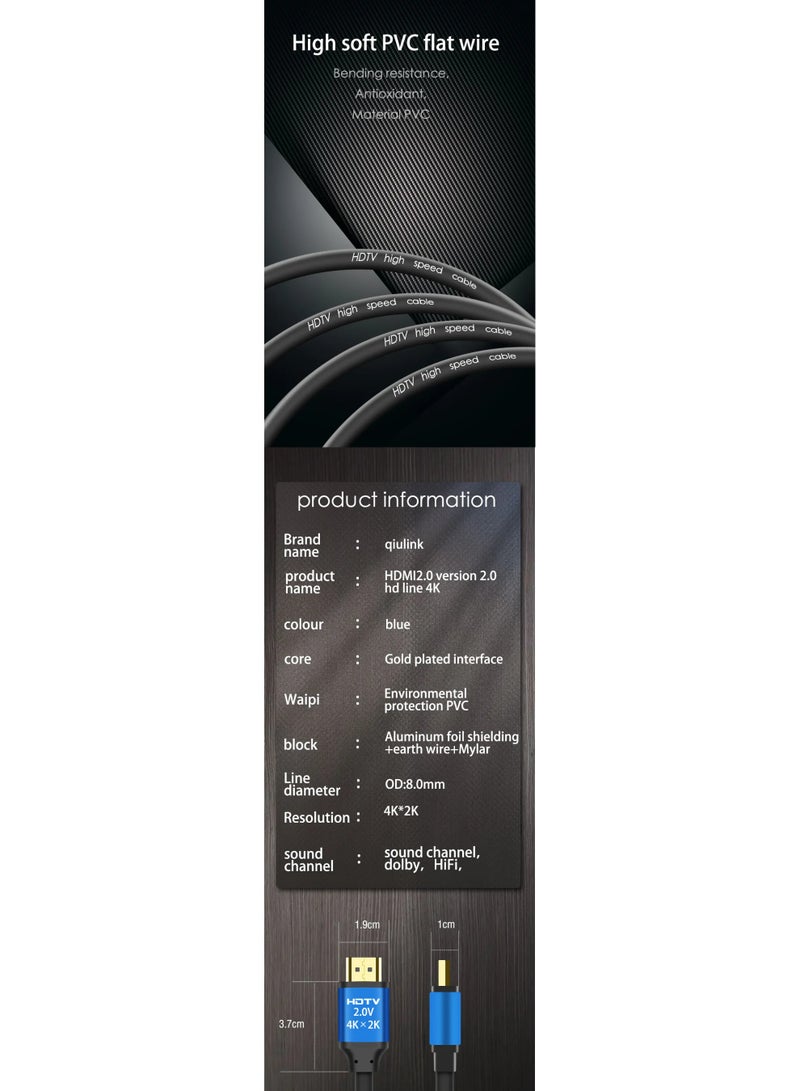10 Meter 4K HDTV Cable – High-Definition Connection for TVs and Monitors  - Image 4