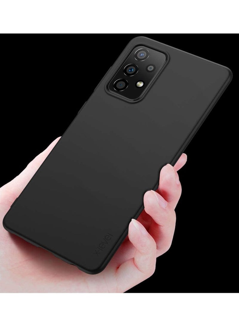 erorex Samsung Galaxy A52 And A52s Case Back Soft Case With Anti Slip Hand Grip And Camera Protection Back Cover Black - Image 5