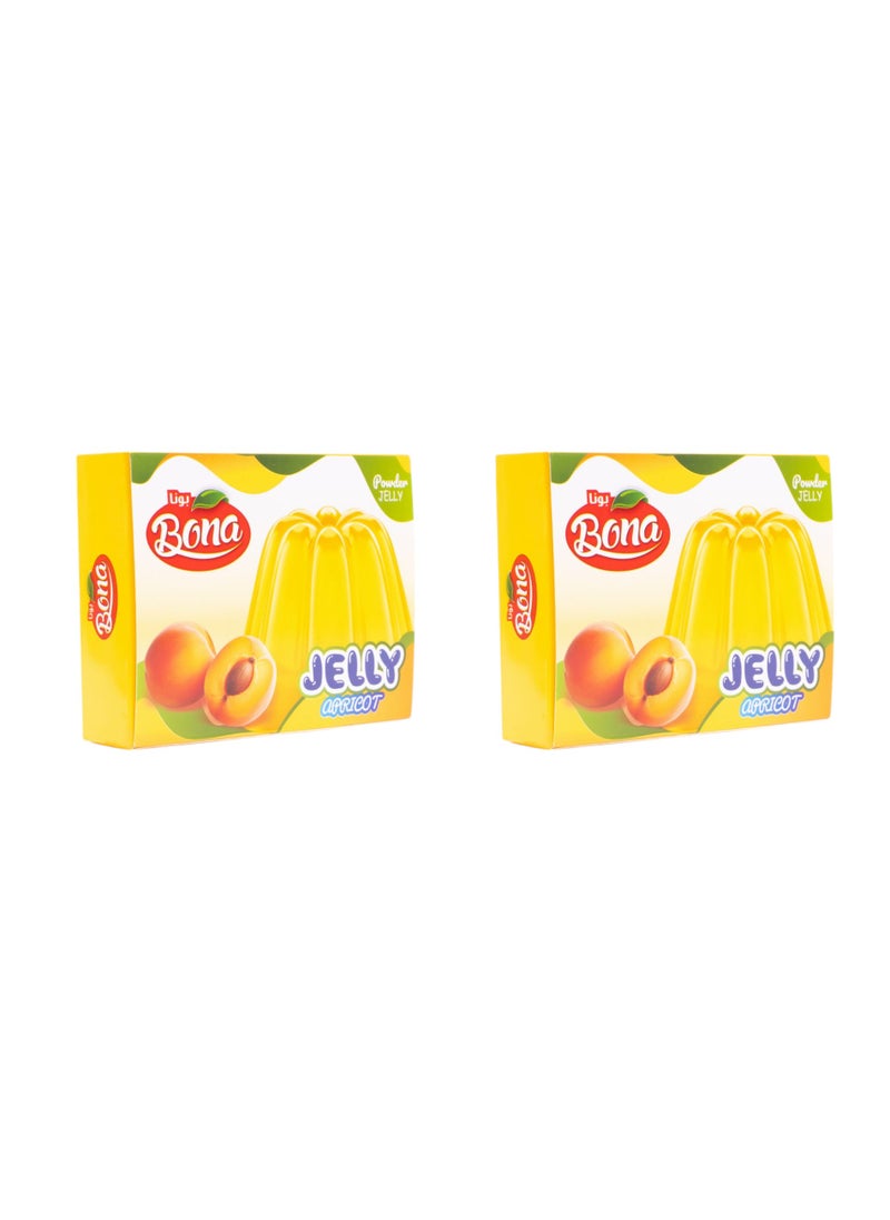 BONA Apricot jelly 70g - Pack of 2 