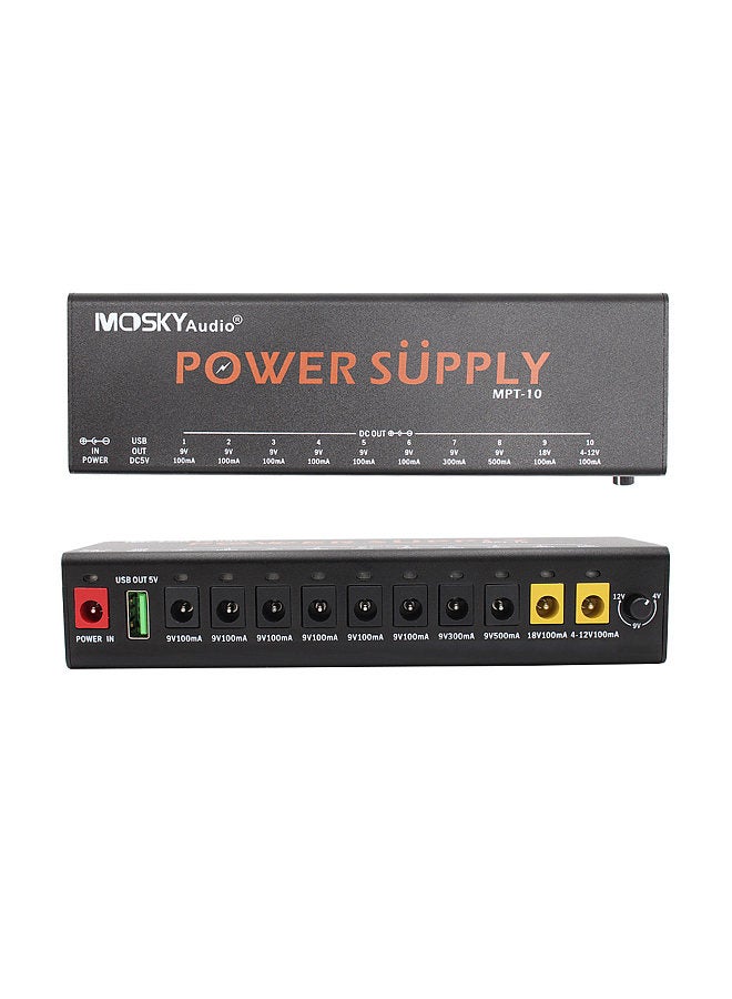 Generic 11-Channel Guitar Pedal Power Supply with Independent Short Circuit Protection Pedal Board Power Supply  - Image 5