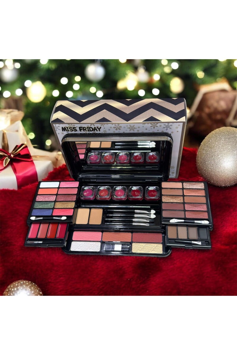 miss friday Professional Beauty Makeup Kit – Eyeshadow, Lip Jelly & Blusher Combo Set for Smooth & Long Lasting Finish - Image 2