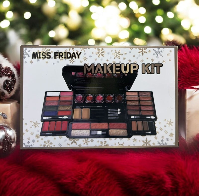 miss friday Professional Beauty Makeup Kit – Eyeshadow, Lip Jelly & Blusher Combo Set for Smooth & Long Lasting Finish - Image 1