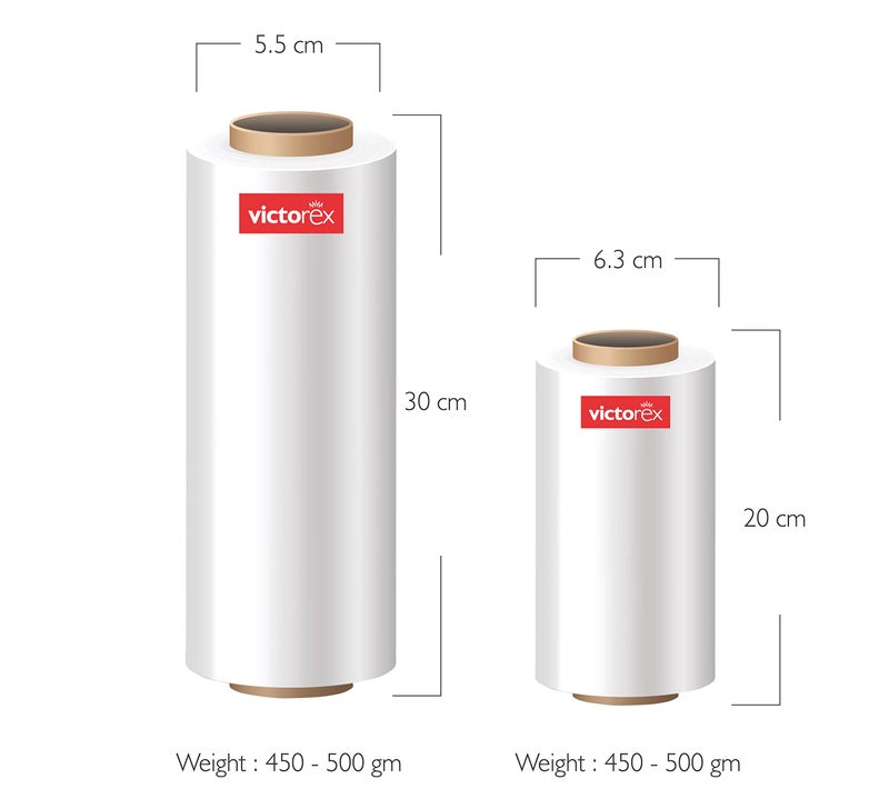 victorex Packing Material, Combo of 12 Inch (300 mm) and 8 Inch (200 mm), 100 Meters Length Per Unit, Pack of 2 - Image 2