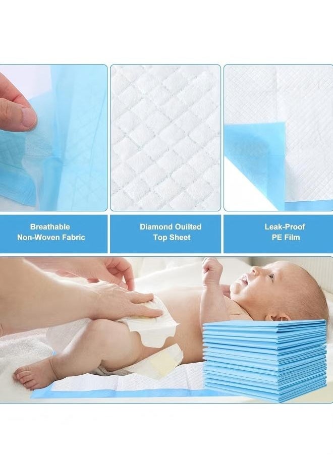 Generic Baby Changing Pads Incontinence Underpads Disposable Diaper Changing Pads Waterproof Baby Changing Pads Ventilation Waterproof Leak Proof Rapid Drying Thicken And High Absorption Seamless Changing Pad  For Kids Adults Elderly 60*90cm  - Image 3