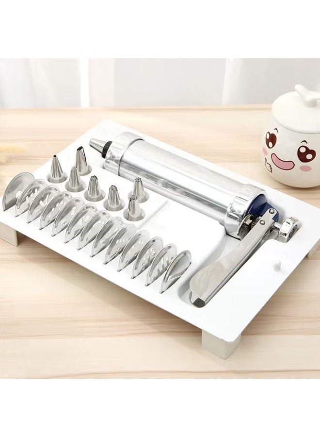 شوبي Cookie Press And Icing Set Silver 